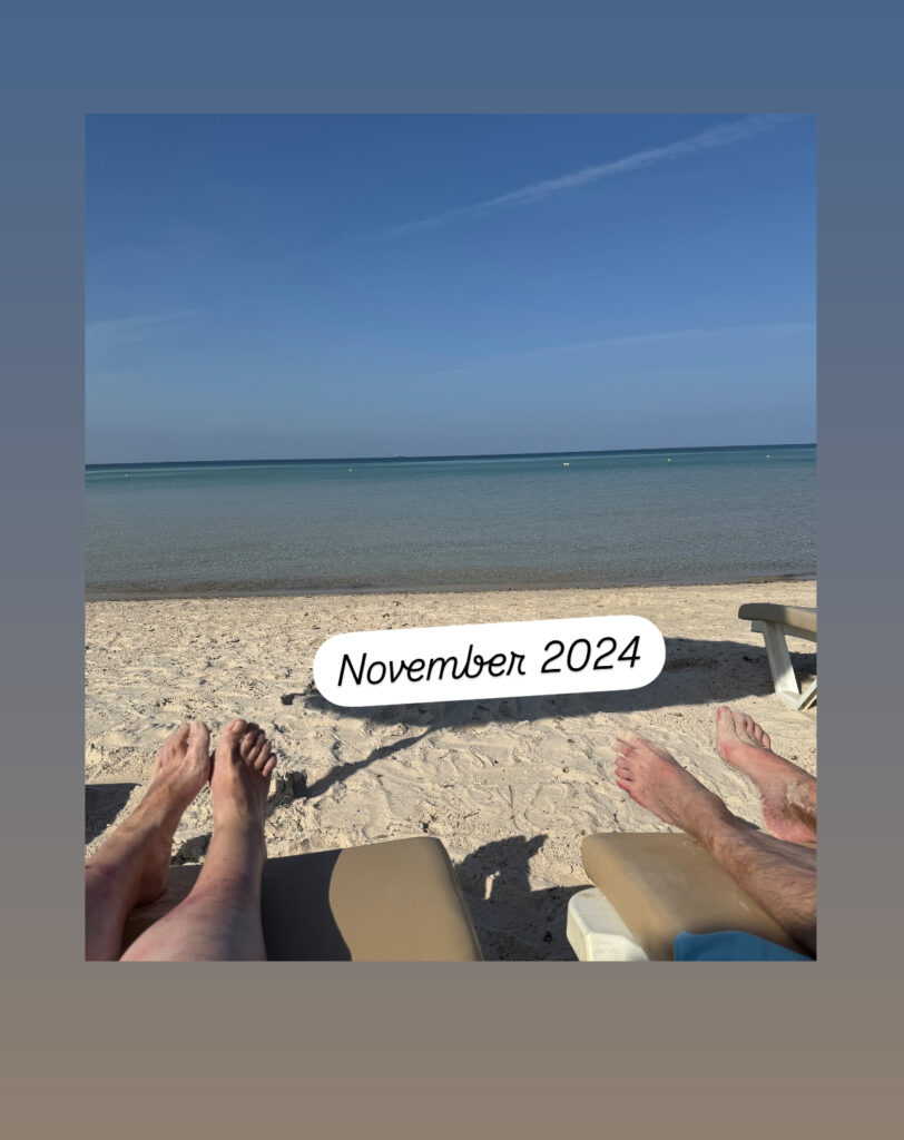 Bildbeschreibung: Strandfoto in Tunesien mit Blick aufs Mittelmeer 